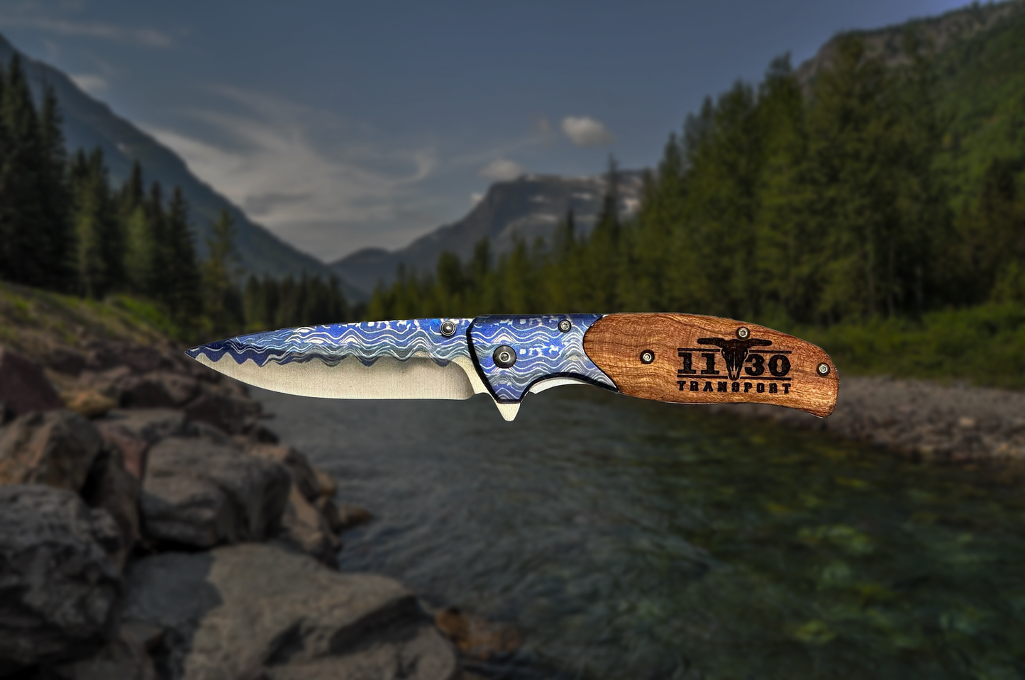 Blue Wave Pocket Knives